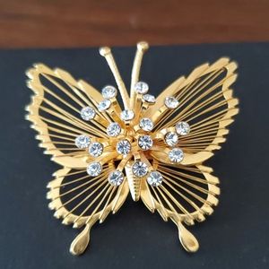 BEAUTIFUL MONET GOLDEN BROOCH